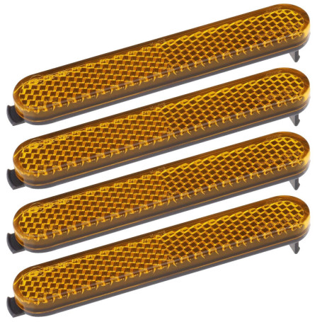 Kit de 4 Réflecteurs de Roue Arrière pour Scooters Électriques Xiaomi