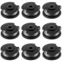 Lot de 9 bobines de fil de rechange pour débroussailleuse Bosch EasyGrassCut