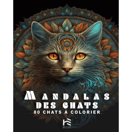 Mandalas de Chats : Livre de Coloriage Anti-Stress pour Tous
