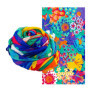 Foulard Coloré Balade Pylones - Multicolore 100 x 180 cm