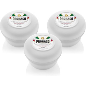 Proraso Savon à Raser en Bol pour Peaux Sensibles - 3 x 150 ml