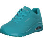 Baskets Skechers Femme Uno Stand On Air Turquoise Durabuck
