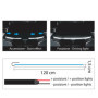 Bande Lumineuse LED Simoni Racing pour Voiture - 120 cm, Étanche et Flexible