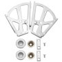 Charnières en Acier Inoxydable pour Armoire à Chaussures - Lot de 2