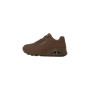 Skechers Femme Uno Stand On Air - Chaussures à Lacets Confortables en Duraleather Marron