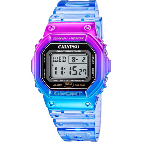 Montre Numérique Unisexe Calypso K5874/3 Multicolore