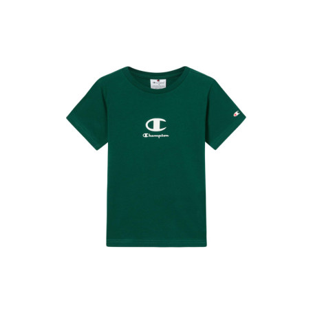 T-shirt Champion Legacy Col Rond Vert pour Garçon - Taille XXL