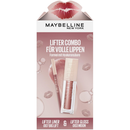 Coffret Maybelline Lifter Gloss et Lifter Liner - Brillance et Hydratation