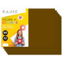 Papier A3 Couleur Brun M-office - 50 Feuilles 80g pour Imprimante et Loisirs Créatifs
