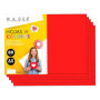 Papier A3 Couleur Rouge - 50 Feuilles 80g pour Imprimante et Loisirs Créatifs