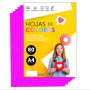 Papier A4 Couleur Rose Fluo - 250 Feuilles 80g pour Imprimante et Loisirs Créatifs