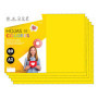 Papier A3 Couleur Jaune Intense - 100 Feuilles 80g pour Imprimante et Loisirs Créatifs
