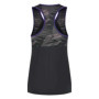 Débardeur de Jeu Femme Dunlop - Maillot de Tennis Noir/Violet