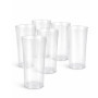 Lot de 6 Verres Tubes Réutilisables 30 cl - PARENCE