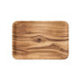 Plateau Rectangulaire Design Effet Bois 32 x 23 cm - Élégant et Pratique