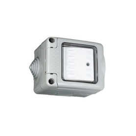 Bouton Poussoir Étanche à LED Glowster - IP55, 10A, 250V pour Éclairage Extérieur