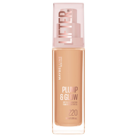 Fond de Teint Lifter Plump & Glow Maybelline - Teinte 220 - Éclat et Repulpe