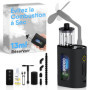 COLBOR CF3 Mini Machine à Fumée Portable avec Télécommande pour Événements