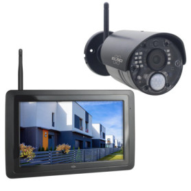 Kit de Caméra de Surveillance Sans Fil Full HD 1080p avec Écran 7" - ELRO CZ40RIPS