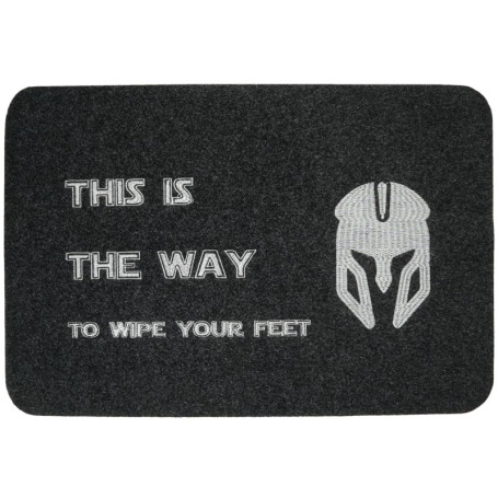 Paillasson Antidérapant Galactique 60x40 cm - Tapis Lavable pour Intérieur et Extérieur