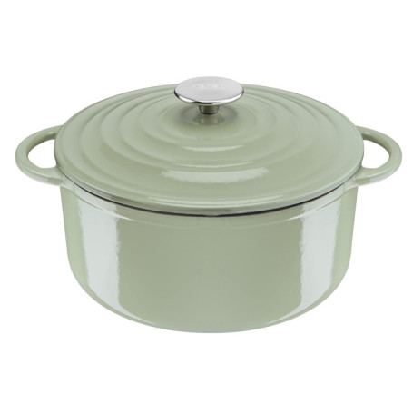 Cocotte en Fonte Tefal LOV 25 cm - Anti-adhésive Vert Lichen