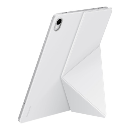 Samsung Smart Book Cover pour Galaxy Tab S11 - Étui à Rabat Blanc avec Double Affichage