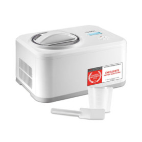 Sorbetière TZS First Austria 1,5L - Machine à Glace et Yaourtière 4-en-1 Auto-Réfrigérante