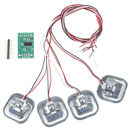 Kit de Capteurs de Pression HX711 - 4 Jauges de Contrainte 50kg pour DIY