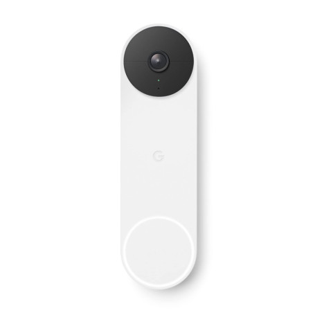 Sonnette Vidéo Sans Fil Google Nest Doorbell 720p - Couleur Neige