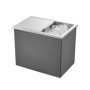 Glacière en Acier Inoxydable VEVOR avec Couvercle Coulissant - 27,1 L