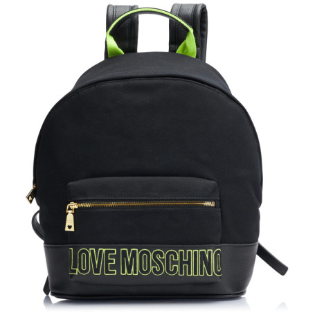 Sac à Dos Love Moschino Noir pour Femme avec Compartiment Ordinateur
