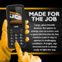 JCB Tradesman 2F - Téléphone Mobile Robuste 4G Étanche avec Grandes Touches
