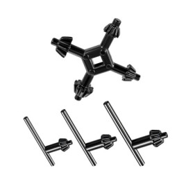 WANTUSHUI Lot de 4 Clés de Mandrin Métalliques Réglables