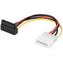 Câble d'alimentation SATA coudé 90° PremiumCord - 15 cm
