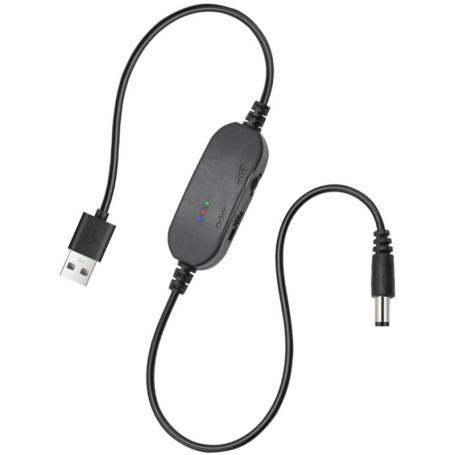Câble USB 5V à 12V pour Ponceuse à Ongles avec Indicateur LED - 150cm