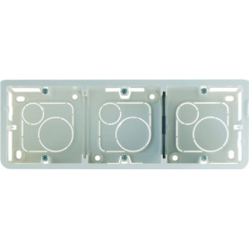 Cadre Saillie Profondeur 40mm Mosaic Legrand pour 3x2 Modules Vertical - Blanc