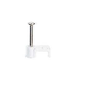 Cavaliers Fixfor Legrand x 100 pour Câbles Méplats 2x1mm² - Boîte Blanche