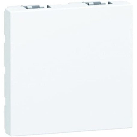 Obturateur Mosaic Blanc 2 Modules - Legrand 45x45 mm