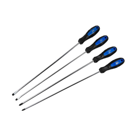 Jeu de tournevis extra longs ergonomiques 450 mm - Satra