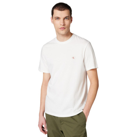 Pack de 2 T-Shirts Calvin Klein en Maritime Navy et Bright White pour Homme