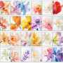 Lot de 30 cartes de vœux fleuries avec enveloppes - Idéales pour toutes occasions