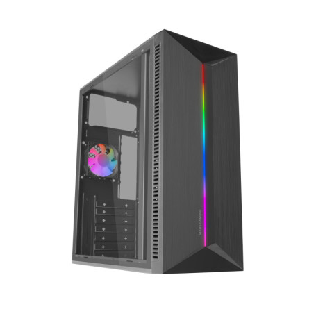 Boîtier Gaming Mars MC-Blaze ATX avec Éclairage RGB et Ventilateur