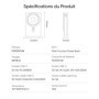 Batterie Externe MagSafe PORTENTUM 5-en-1 avec Support Pliable - 10000 mAh