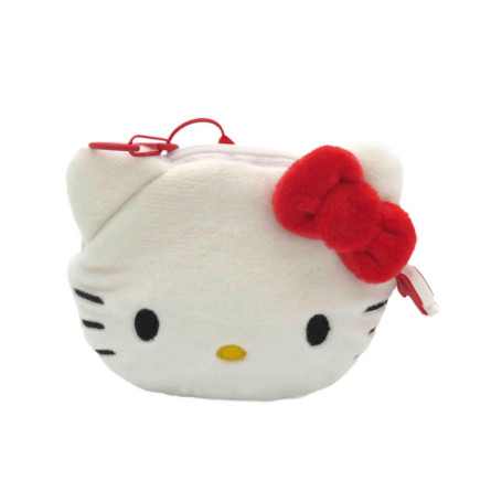 Porte-Monnaie Hello Kitty Kuromi en Peluche - Sac Officiel Sanrio