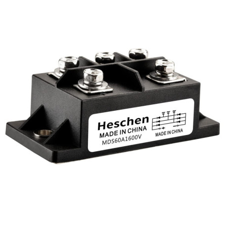 Module de Diode Triphasé Heschen MDS-60A 60A 1600V