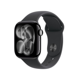 Apple Watch Series 11 - Montre Connectée GPS 42 mm Obsidienne avec Bracelet Noir