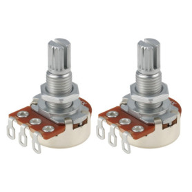 Lot de 2 Potentiomètres Rotatifs A25K pour Guitare - Réglage Audio Précis