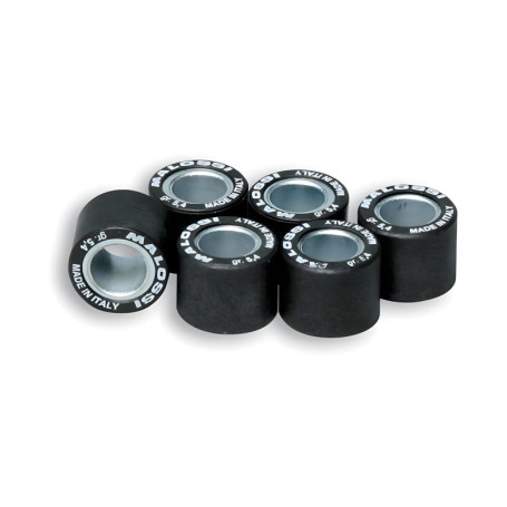 Jeu de galets Malossi HT 15x12mm - Poids 5,4g pour performance optimisée