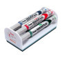 Lot de 4 Marqueurs Pentel MaxiFlo pour Tableau Blanc - Pointe Fine Assortie
