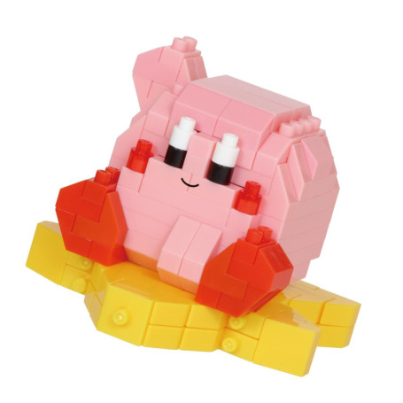 Mini Figurine Kirby en Briques - Kit de Construction Nanoblock